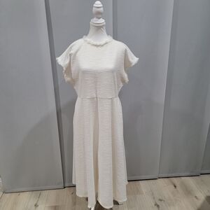 Alfani Cream Maxi Dress
